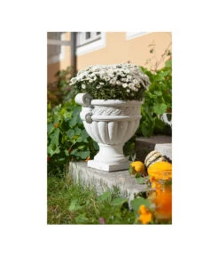 Fantasieco Stein-Vase Baden, Weiß, Ca. Ø45/H42 Cm 6 Fantasieco Stein-Vase Baden, Weiß, Ca. Ø45/H42 Cm -Gartenbedarf Angebote 2388742 WE MO 001 VaseMarmorWeiss46cm