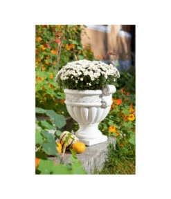 Fantasieco Stein-Vase Baden, Weiß, Ca. Ø45/H42 Cm 7 Fantasieco Stein-Vase Baden, Weiß, Ca. Ø45/H42 Cm -Gartenbedarf Angebote 2388742 WE MO 002 VaseMarmorWeiss46cm