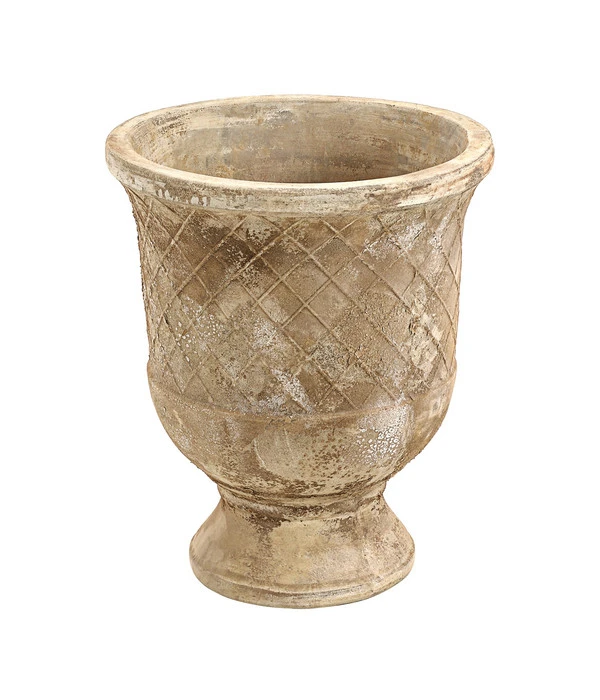 Terrakotta-Pokal Ferrara, Rund, Antik-terrakotta 1 Terrakotta-Pokal Ferrara, Rund, Antik-terrakotta