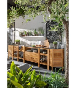 Dehner Schrank Southampton, 100 X 50 X 90 Cm -Gartenbedarf Angebote 2806644 WE MO 001 OutdoorkuecheSouthampton