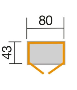 Weka Balkon-/Terrassenschrank 195, Ca. B80/H160/T43 Cm 7 Weka Balkon-/Terrassenschrank 195, Ca. B80/H160/T43 Cm -Gartenbedarf Angebote 2916005 WE DE 001 WekaTerrassenschrank