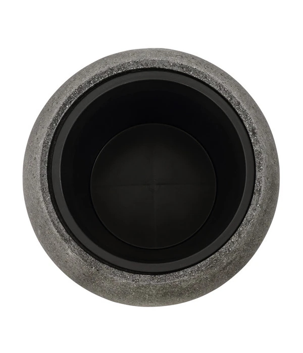 Dehner Polystone-Topf Kapstadt, Rund, Grau 5 Dehner Polystone-Topf Kapstadt, Rund, Grau – Bild 5