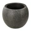 Dehner Polystone-Topf Kapstadt, Rund, Grau
