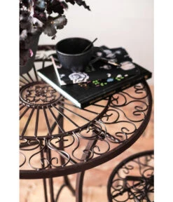 Metalltisch Antik, Ca. Ø61/H72 Cm -Gartenbedarf Angebote 3214889 WE DE 001 TischAntik