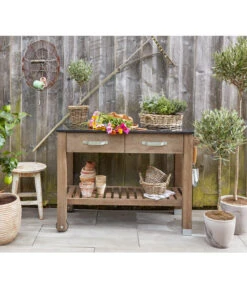 Dehner Premium Holz-Pflanztisch Windsor, Ca. B110/H84/T55 Cm 6 Dehner Premium Holz-Pflanztisch Windsor, Ca. B110/H84/T55 Cm -Gartenbedarf Angebote 4054797 WE MO 002 DehnerPflanztischWindsor