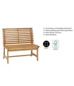 Dehner Akazienbank Paisley, 2-Sitzer 8 Dehner Akazienbank Paisley, 2-Sitzer -Gartenbedarf Angebote 4069167 WE IG 001 AkazienbankPaisley