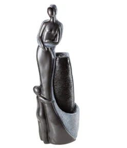 Dehner Polyresin-Gartenbrunnen Family, Ca. B42,5/H120/T27 Cm