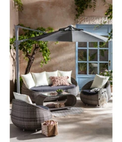 Dehner Geflechtlounge Avani, 4-teilig 13 Dehner Geflechtlounge Avani, 4-teilig -Gartenbedarf Angebote 4209987 WE MO 005 LoungeAvani