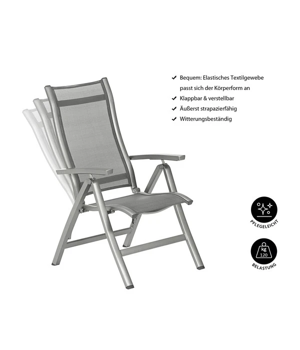 Dehner Klappsessel Chicago, Hochlehner 6 Dehner Klappsessel Chicago, Hochlehner – Bild 6