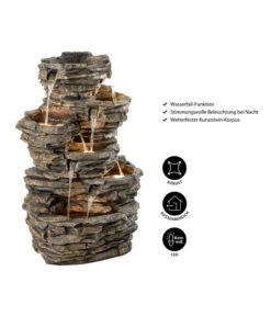 Dehner Polyresin-Gartenbrunnen Largo, Ca. B60,8/H98/T50 Cm -Gartenbedarf Angebote 4277729 WE IG 001 DehnerPolyresinGartenbrunnenLargo