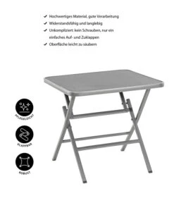 Dehner Klapptisch Chicago, Eckig 13 Dehner Klapptisch Chicago, Eckig -Gartenbedarf Angebote 4422382 WE IG 001 CHICAGOKLAPPTISCH80x80