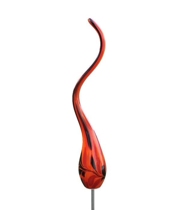 MP Glaszauber Glas-Flamme, Ca. H60 Cm 1 MP Glaszauber Glas-Flamme, Ca. H60 Cm