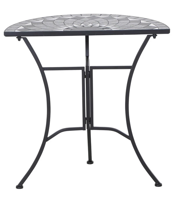 Siena Garden Mosaiktisch Como Halbrund, Ca. B35/H71/T70 Cm 4 Siena Garden Mosaiktisch Como Halbrund, Ca. B35/H71/T70 Cm – Bild 4