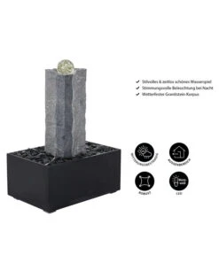 Dehner Granit-Gartenbrunnen Beata, Ca. B68/H85/T45 Cm -Gartenbedarf Angebote 5162235 WE IG 001 GranitBrunnenBeataNEU