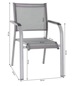 Dehner Balkon-Stapelstuhl Dallas 7 Dehner Balkon-Stapelstuhl Dallas -Gartenbedarf Angebote 5302070 WE BG 001 DehnerLivingAluStapelsesselDallasAluBalkonstapelDallasD