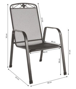 MWH Metall-Gartensessel Savoy -Gartenbedarf Angebote 5312046 WE BG 001 MwhMetallGartensesselSavoyStapelsesselSavoy2
