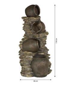 Dehner Polyresin-Gartenbrunnen Krüge, Ca. B46/H118/T60 Cm -Gartenbedarf Angebote 5339478 WE BG 001 DehnerPolyresinGartenbrunnenKruegeneu