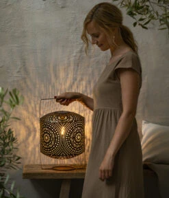 Dehner Solar Laterne Sapri, Ca. B25/H40/T25 Cm -Gartenbedarf Angebote 6646756 WE MO 002 DehnerSolarleuchteSolarLaterneSapri