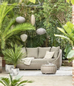 Dehner Lounge Bari, 2-teilig -Gartenbedarf Angebote 6657381 WE MO 001 DehnerLoungesofaBari