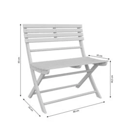 Dehner Klappbank Stavanger, 2-Sitzer -Gartenbedarf Angebote 6666473 WE BG 001 KlappbankStavanger