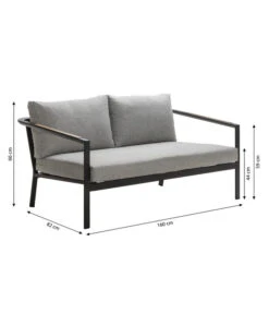 Dehner Alu-Lounge New York, 4-teilig -Gartenbedarf Angebote 6670954 WE BG 001 LoungeNewYork