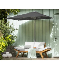 Dehner Balkonschirm Chios, Rechteckig, Ca. B210/T130 Cm -Gartenbedarf Angebote 6703243 WE MO 001 BalkonschirmChiosDunkelgrauNeu