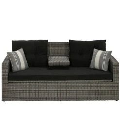 Dehner Flecht-Truhenbank Föhr, 3-Sitzer -Gartenbedarf Angebote 6704795 WE FS 003 TruhenbankFoehrNeu