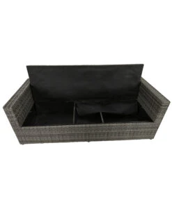 Dehner Flecht-Truhenbank Föhr, 3-Sitzer -Gartenbedarf Angebote 6704795 WE FS 004 TruhenbankFoehrNeu