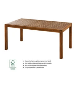 Dehner Gartentisch Lima, Ca. B160/H75/T90 Cm -Gartenbedarf Angebote 6708713 WE IG 001 TischLima