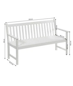 Dehner Bank Mykonos, 3-Sitzer -Gartenbedarf Angebote 6713267 WE BG 001 BankMykonos3erWeiss