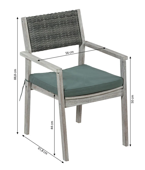 Dehner Stapelstuhl Stockholm 7 Dehner Stapelstuhl Stockholm – Bild 7