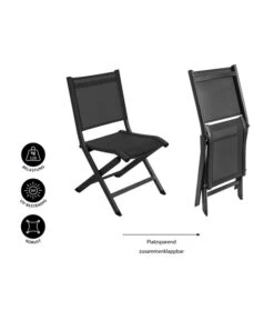 Dehner Klappstuhl Chicago -Gartenbedarf Angebote 6721054 WE IG 001 BALKONKLAPPSTUHLCHICAGOSchwarz