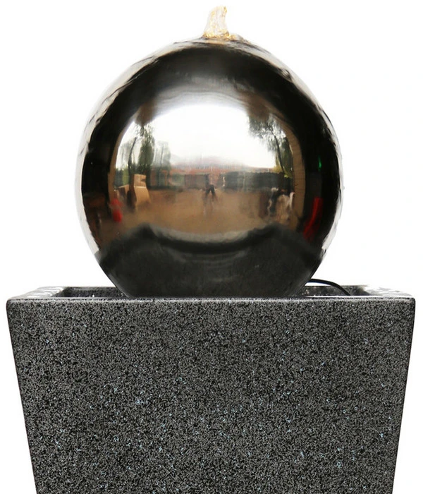 Dehner Edelstahl-Gartenbrunnen Kioto, Ca. B34/H83/T34 Cm 4 Dehner Edelstahl-Gartenbrunnen Kioto, Ca. B34/H83/T34 Cm – Bild 4