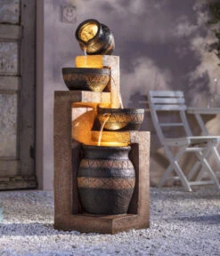 Dehner Polyresin-Gartenbrunnen Monterry, Ca. H117,5 Cm -Gartenbedarf Angebote 6742472 WE MO 003 DehnerPolyresinGartenbrunnenMonterryNEU