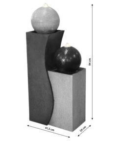 Dehner Polyresin-Gartenbrunnen Ying Yang, Ca. H94 Cm -Gartenbedarf Angebote 6742506 WE DE 001 DehnerPolyresinBrunnenYingYang