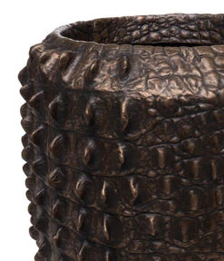 Fleur Ami Kunststoff-Topf Croc, Konisch, Bronze, Ca. Ø47/H56 Cm -Gartenbedarf Angebote 6758999 WE DE 001 FleurAmiPflanzgefaessCroc
