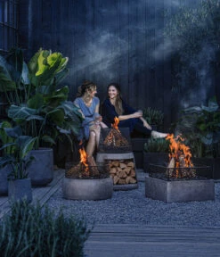 Feuerschale Gran Canaria, Ca. Ø54/H72 Cm -Gartenbedarf Angebote 6870513 WE MO 001 Feuerschalen