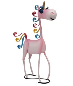 Dehner Metall-Einhorn, Rosa, Ca. H46,5 Cm