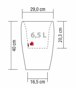 Scheurich Kunststoff-Topf Barceo High, Rund 12 Scheurich Kunststoff-Topf Barceo High, Rund -Gartenbedarf Angebote 6878946 WE BG 001 ScheurichTopfBarceoHigh