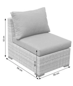 Dehner Balkonset Como, 4-teilig -Gartenbedarf Angebote 6894166 WE DE 004 BalkonSetComoSkizze