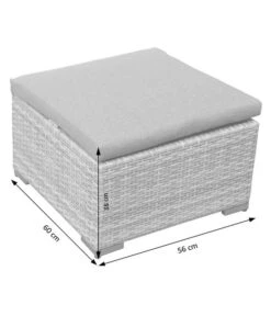 Dehner Balkonset Como, 4-teilig -Gartenbedarf Angebote 6894166 WE DE 005 BalkonSetComoSkizze