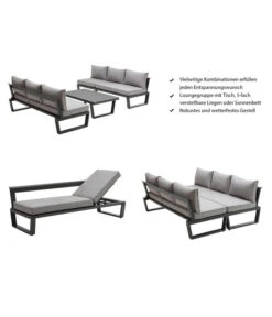 Dehner Liegenset Bellevue, 3-teilig -Gartenbedarf Angebote 6894182 WE IG 001 DehnerLiegensetBellevue