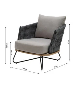 Dehner Gartenlounge Monte Carlo, 4-teilig -Gartenbedarf Angebote 6895346 WE BG 002 LoungeMonteCarlo