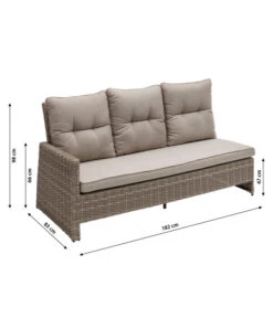 Dehner Geflechtlounge Bologna, 5-teilig -Gartenbedarf Angebote 6903447 WE BG 001 LoungeBologna korrektur