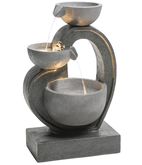 Dehner Polyresin-Gartenbrunnen Heart, Ca. H72,5 Cm 1 Dehner Polyresin-Gartenbrunnen Heart, Ca. H72,5 Cm