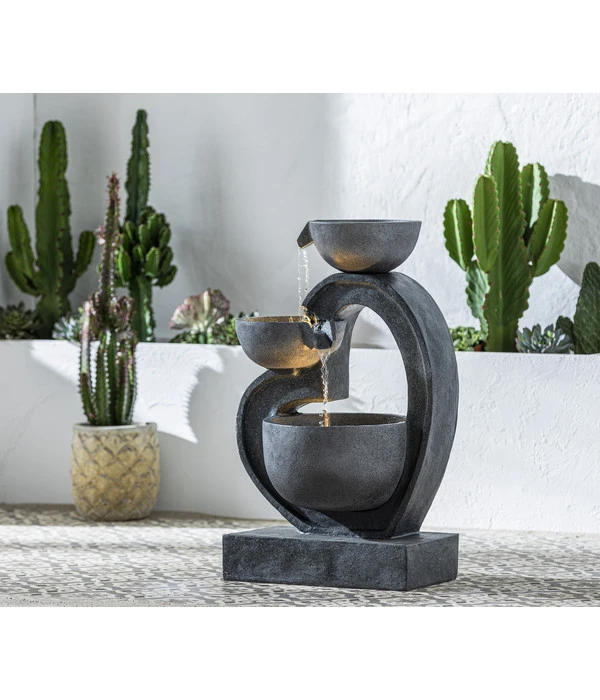 Dehner Polyresin-Gartenbrunnen Heart, Ca. H72,5 Cm 3 Dehner Polyresin-Gartenbrunnen Heart, Ca. H72,5 Cm – Bild 3
