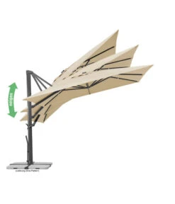 Schneider Ampelschirm Rhodos Smart, Quadratisch, Ca. B300/T300 Cm 25 Schneider Ampelschirm Rhodos Smart, Quadratisch, Ca. B300/T300 Cm -Gartenbedarf Angebote 6953384 6953434 WE IG 003 SchneiderAmpelschirmRhodosSmart